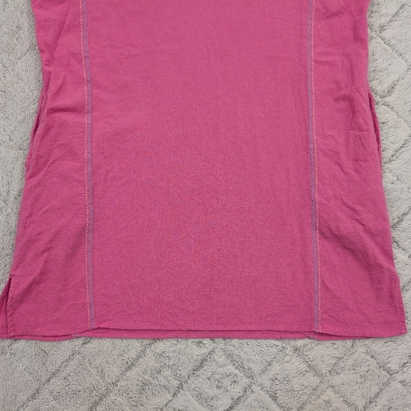 Xirena Dress Womens M Pink Villa Vida Shift V Neck Embroidery Above Knee - Picture 3 of 9